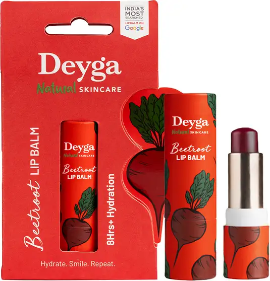 Deyga Beetroot Lip Balm Stick | Tinted Lip Care | For Dry & Chapped Lips Beetroot (Pack of: 1, 5.5 g) 2 Deyga Beetroot Lip Balm Stick | Tinted Lip Care | For Dry & Chapped Lips Beetroot (Pack of: 1, 5.5 g)