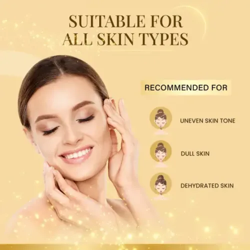 OZONE Illuminous Gold Facial Kit for Glowing Skin (60 g) - Image 3