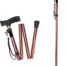 MCP 4 Folding Sections Walking Stick for Convenient Mobility Support & Adjustable Walking Stick