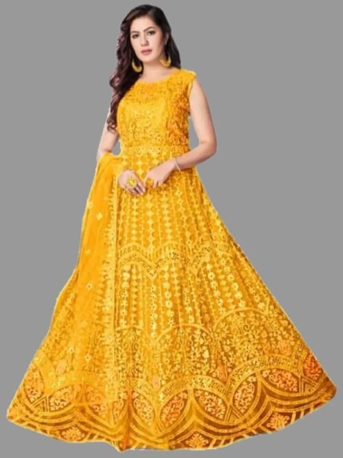 LEHENGA CHOLI DUPATTA AND GOWN DUPATTA COLLECTION - Image 10