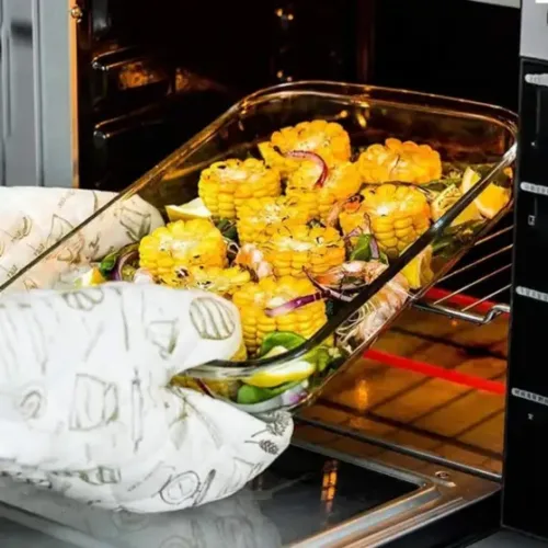 borosilicate glass microwave oven safe rectangle baking dish original imagq9vsfrwmzrqt | VastrMitr
