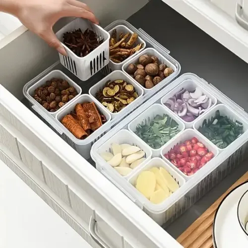 Pack of 1 Plastic Fridge Container  - 2800 ml KWINTAS Clear - Image 4