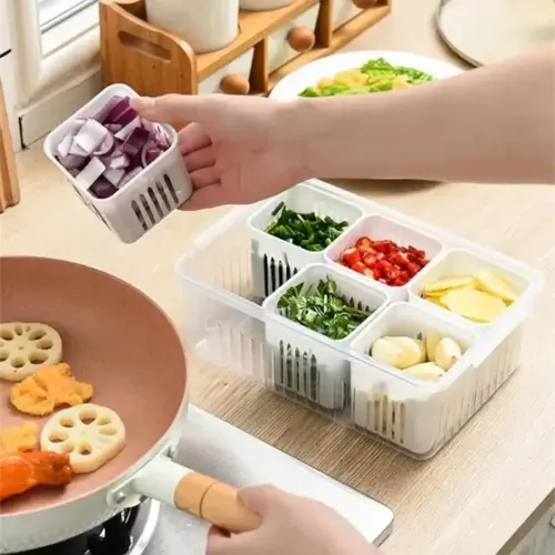 Pack of 1 Plastic Fridge Container  - 2800 ml KWINTAS Clear - Image 5