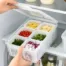 Pack of 1 Plastic Fridge Container - 2800 ml KWINTAS Clear
