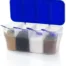 grocery container 1800ml squar 4 section container blue 1pc original imaguw4yeavzxpqh | VastrMitr