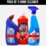 Dropster Just Spray to Shine Glass Cleaner 500ml, Toilet Cleaner 500ml, Bathroom Cleaner 500ml (1500 ml)