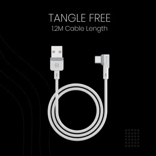 Konnect L POR-1403 1.2 m USB Type C Cable (Compatible with All Vivo, Oppo, Samsung, Gionee, Mi, Vivo, One Plus and Boat, White) - Image 5