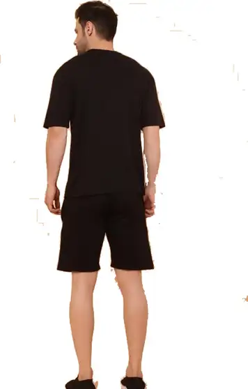 Self Design Bollywood Art Silk SareeLARRY & EVA Tshirt Regular Shorts Co-ords Set 3 Self Design Bollywood Art Silk SareeLARRY & EVA Tshirt Regular Shorts Co-ords Set - Image 2