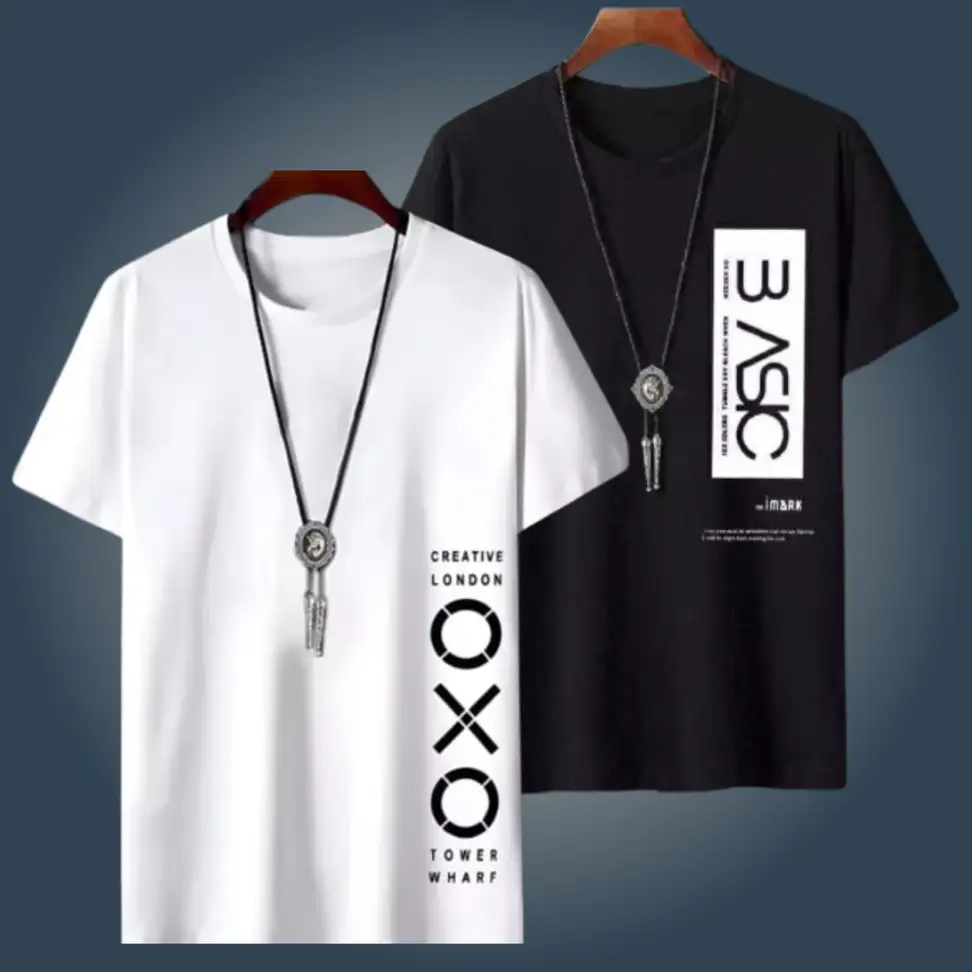 Striped Men Grey, Green T-Shirt 2 Striped Men Grey, Green T-Shirt