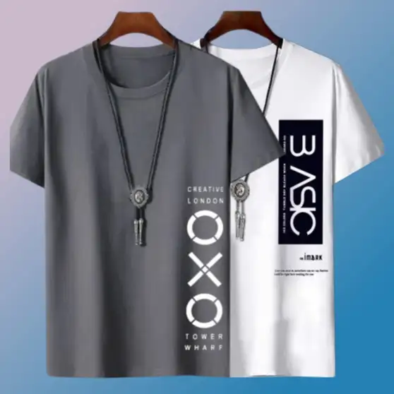 Striped Men Grey, Green T-Shirt 4 Striped Men Grey, Green T-Shirt