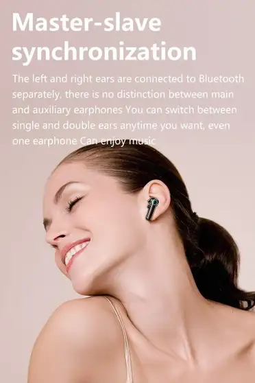 M19 Wireless Earbuds 5.1 Digital Display Bluetooth Headphones M010 Bluetooth Gaming Headset (BLACK, In the Ear) 5 M19 Wireless Earbuds 5.1 Digital Display Bluetooth Headphones M010 Bluetooth Gaming Headset (BLACK, In the Ear) - Image 4