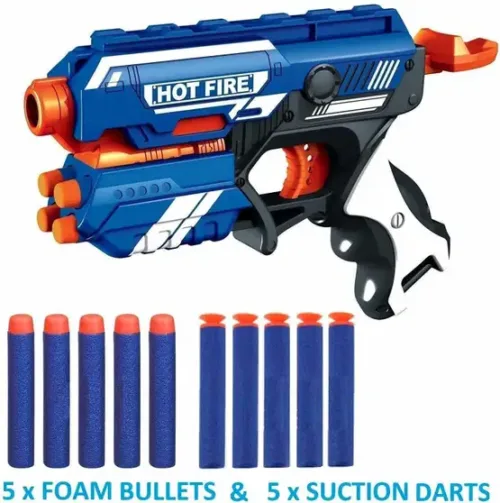 Blaze Storm Soft Bullet Shooting Gun BLZ76 Guns & Darts (Blue)