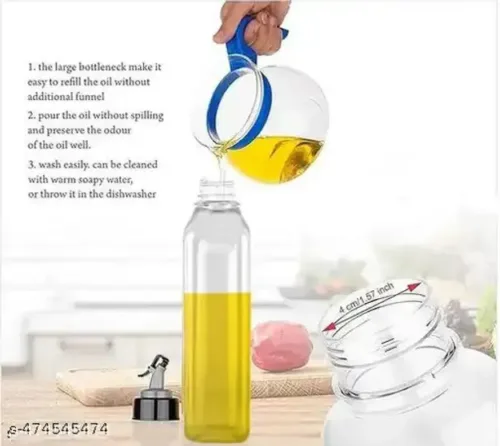 500 ml, 1000 ml Cooking Oil Dispenser Set (Pack of 2) - Image 4