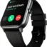 Boult Drift+ Bluetooth Calling, 1.85" HD, 500 Nits Brightness, 150+ Watchfaces, SpO2 Smartwatch (Jet Black Strap, Free Size)