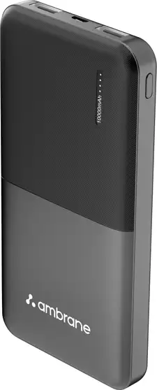 Ambrane 10000 mAh 12 W Compact Pocket Size Power Bank (Blue, Lithium Polymer, Fast Charging for Mobile) 4 Ambrane 10000 mAh 12 W Compact Pocket Size Power Bank (Blue, Lithium Polymer, Fast Charging for Mobile) - Image 3