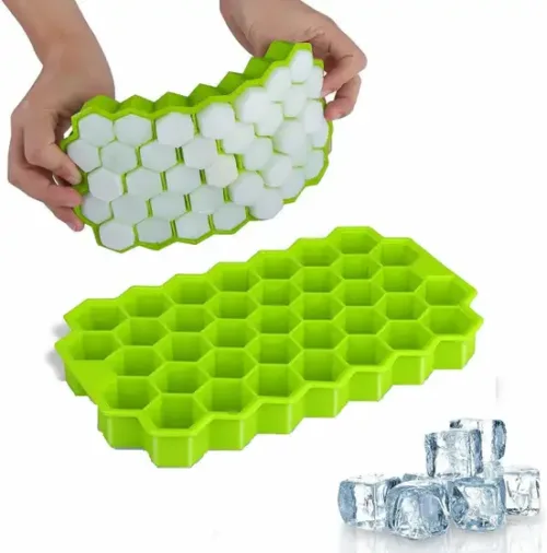 Equity Green Silicone Ice Cube Tray (Pack of1)