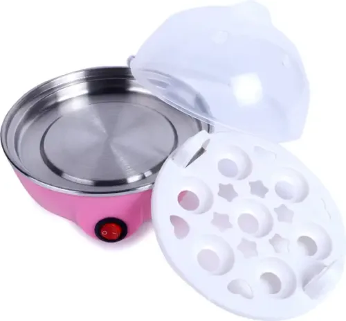 Soflin Solid Eggs Device Multifunction Poach Boil Electric Egg Cooker Boiler Steamer Automatic Safe Power-Off Cooking Kitchen Tools ( Multicolour 7 Eggs ) Egg Cooker (Multicolor, 7 Eggs) - Image 2