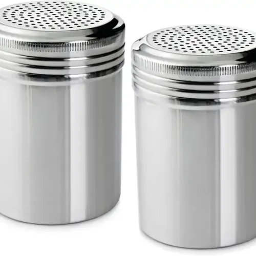 finality Stainless Steel Dredges Peper Salt Shakers Without Handle Sugar Sprinkler Shaker 125 gm