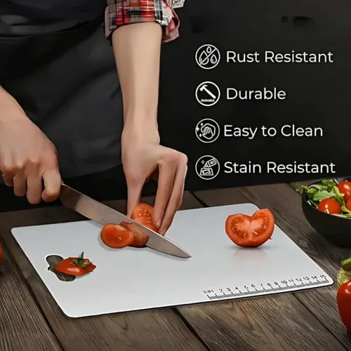 yes a large steel cutting board for kitchen heavy duty esay original imahbndpgtgqggtj | VastrMitr