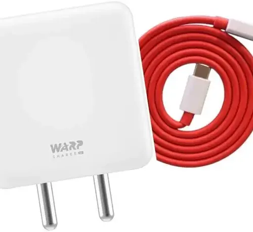 85W Fast Charger with Type-C Cable Universal Android Compatibility Charging 5.4 A Mobile Charger with Detachable Cable (White) 5 | VastrMitr