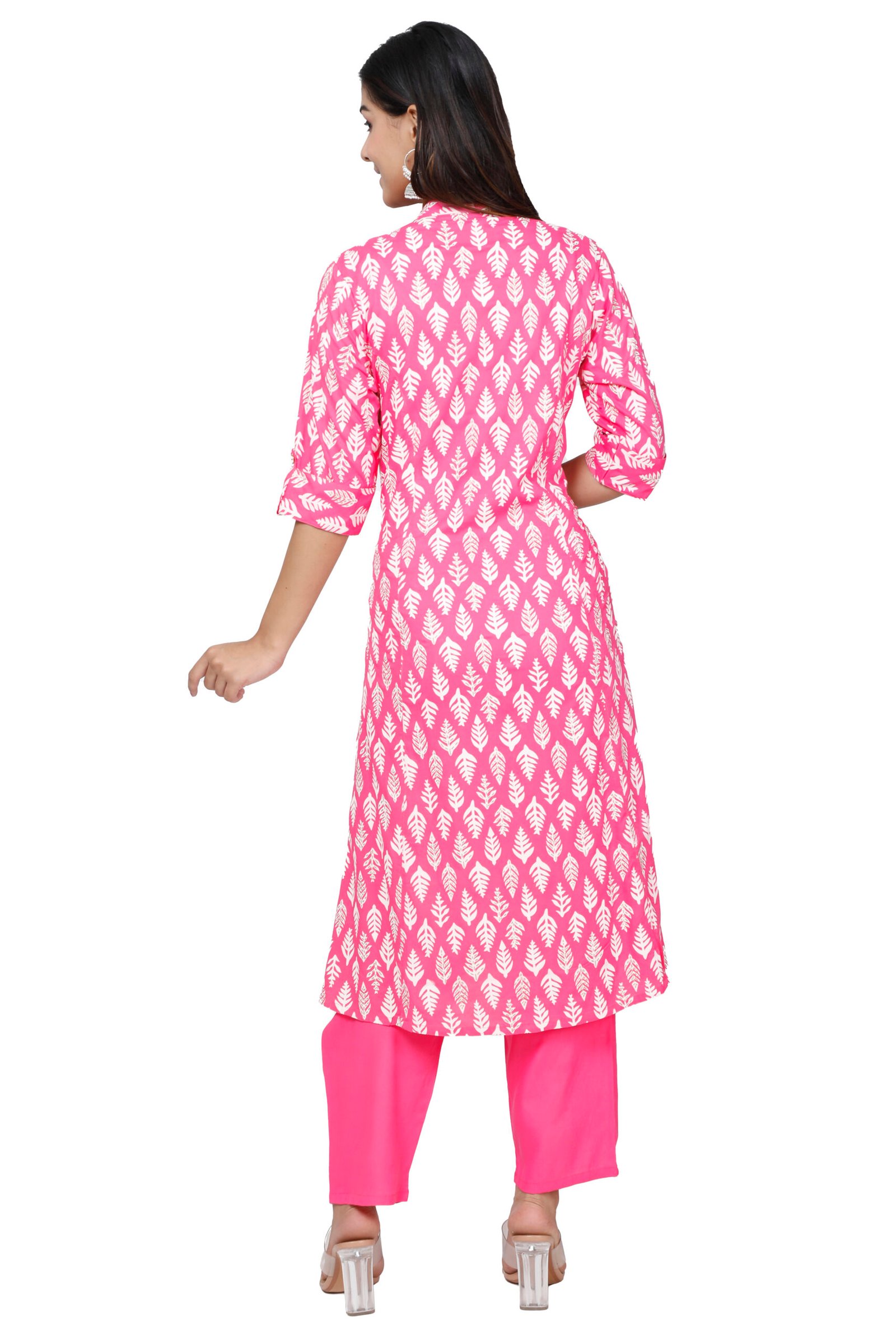 Rayon Princess Cut, Mandarin collar Kurti 4 Rayon Princess Cut, Mandarin collar Kurti - Image 4