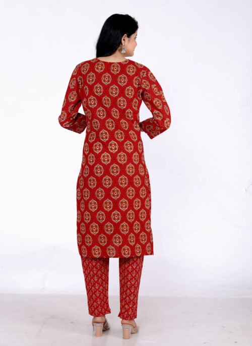 Pure Cotton 3piece printed pant set with dupatta - Image 6
