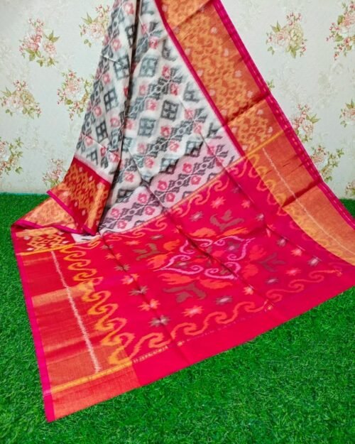 POCHAMPALLI DESIGNER Printed & DOLLA SILK SAREES - Image 11