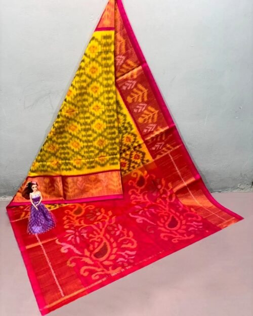 POCHAMPALLI DESIGNER Printed & DOLLA SILK SAREES - Image 9