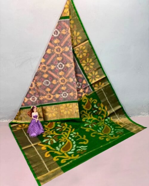 POCHAMPALLI DESIGNER Printed & DOLLA SILK SAREES - Image 5