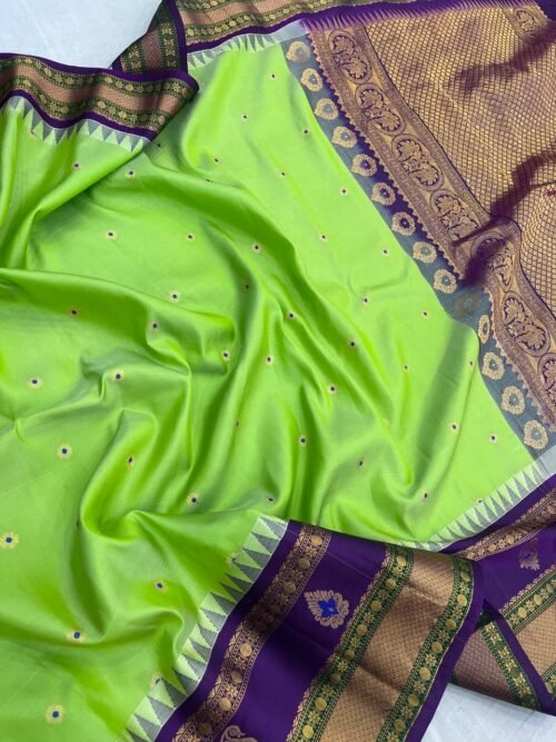 BRIDAL PATTU GADWAL SAREE - Image 3
