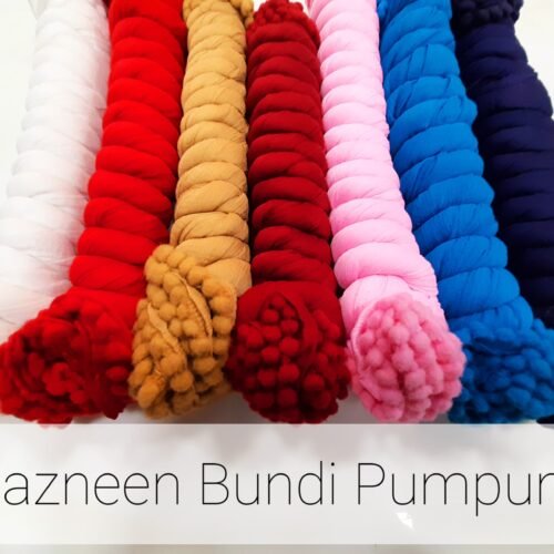 Rnazneem bundi pupum Dupatta