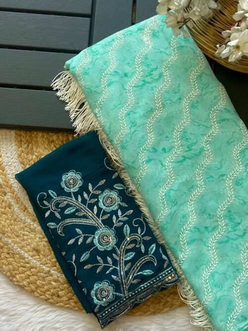 Gregotte printed saree WHOLESALE - Image 4