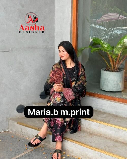 MARIA B M PRINT HIT 3 PCS SET WHOLESALE - Image 4