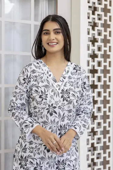 Women Printed Kurta 6 Women Printed Kurta - Image 5