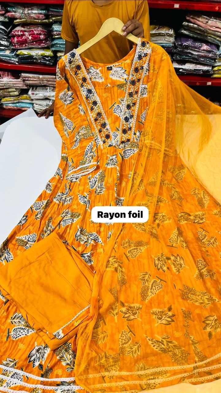 Heavy Anarkali 3 pcs set 3 Heavy Anarkali 3 pcs set - Image 2