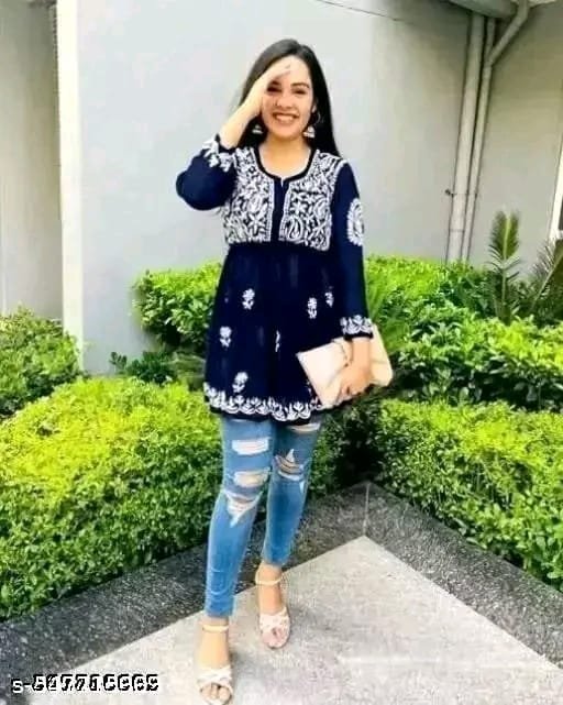 LUCKNOWI TUNIC WHOLESALE 14 LUCKNOWI TUNIC WHOLESALE - Image 14