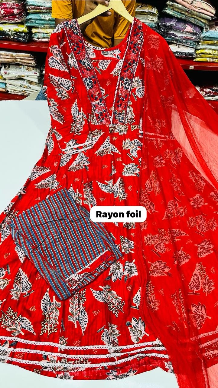 Heavy Anarkali 3 pcs set 11 Heavy Anarkali 3 pcs set - Image 10