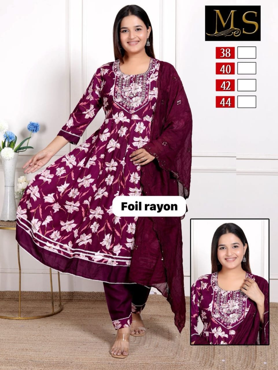 Heavy Anarkali 3 pcs set 15 Heavy Anarkali 3 pcs set - Image 14