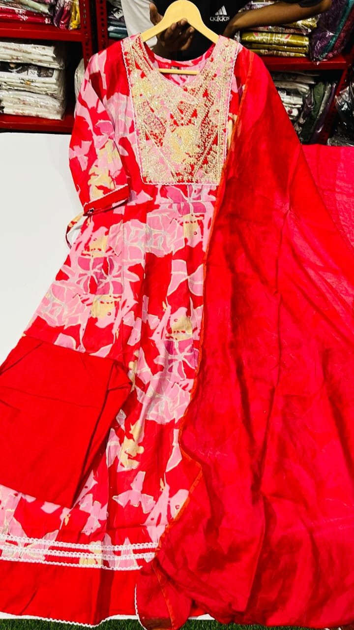 Heavy Anarkali 3 pcs set 20 Heavy Anarkali 3 pcs set - Image 19