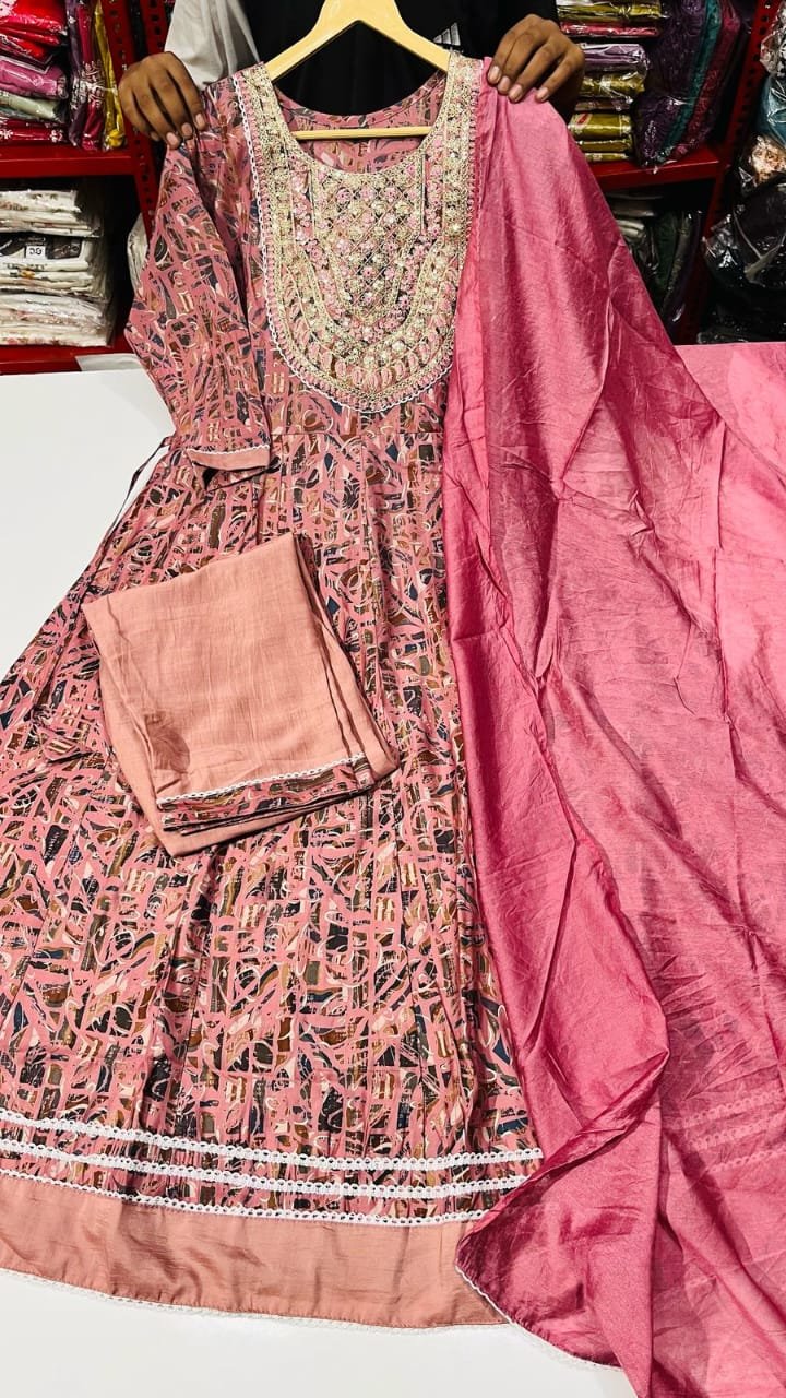 Heavy Anarkali 3 pcs set 30 Heavy Anarkali 3 pcs set - Image 29