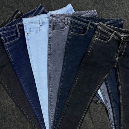 Cotton by cotton slub jeans Wholesale