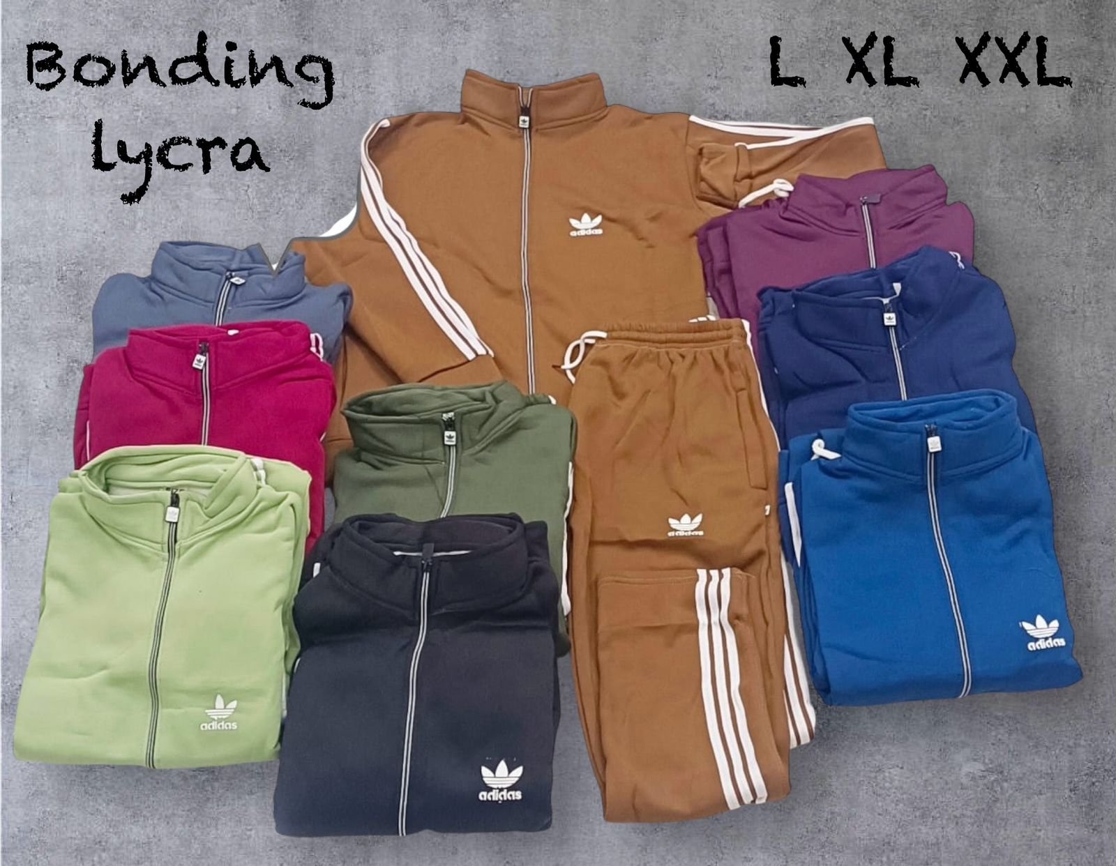 Heavy Bonding lycra Mens Tracksuit WHOLESALE 2 Heavy Bonding lycra Mens Tracksuit WHOLESALE