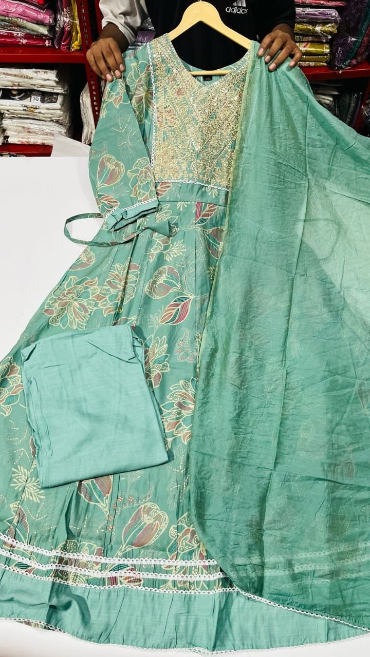 Heavy Anarkali 3 pcs set 31 Heavy Anarkali 3 pcs set - Image 30