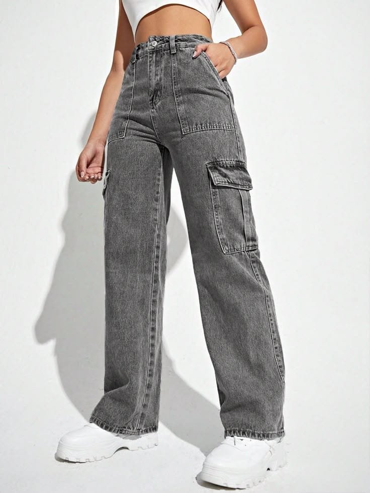 Ladies Cargo Jeans 2 Ladies Cargo Jeans