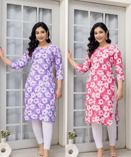 Women Floral Print Kurta 7 | VastrMitr