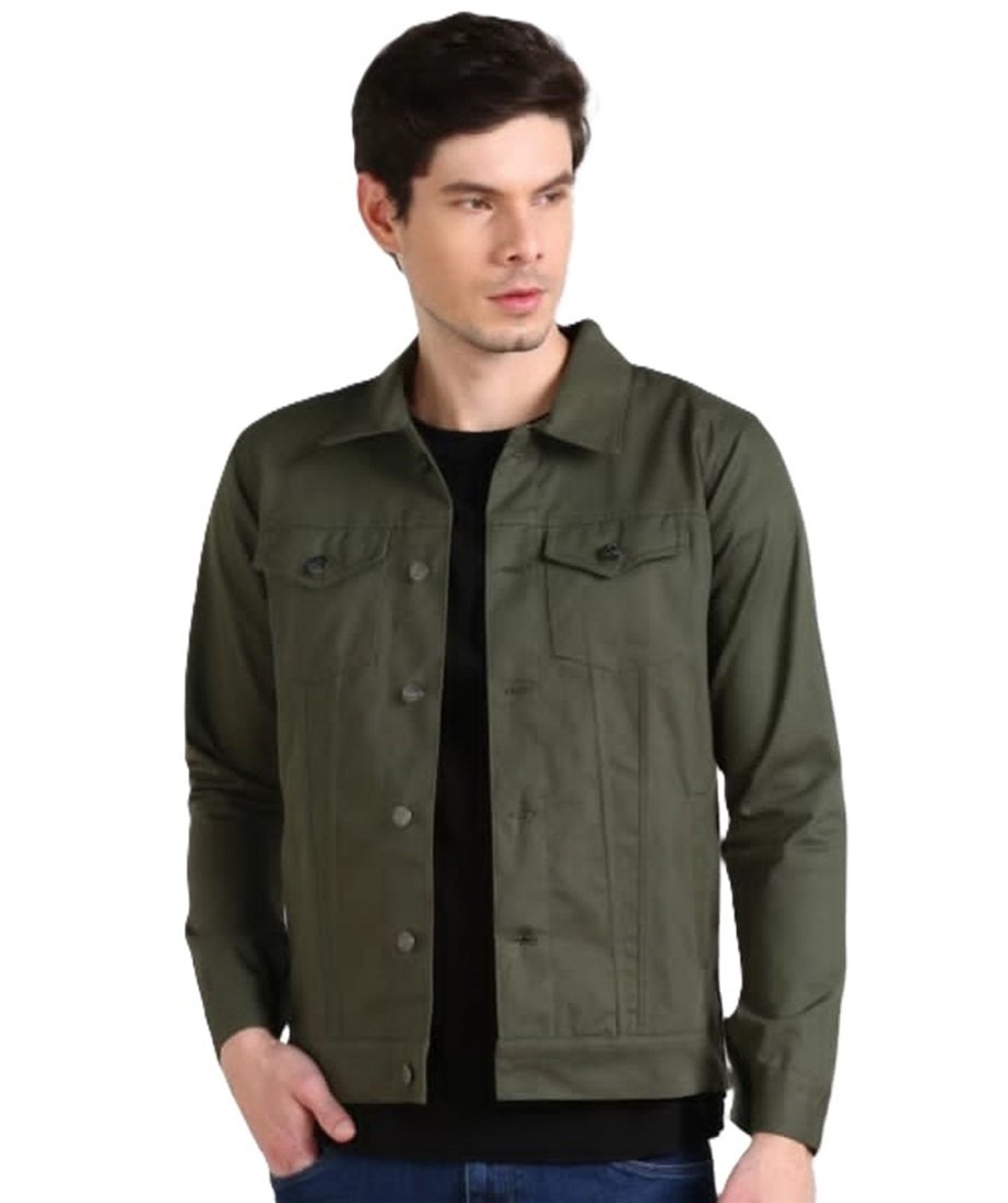 Denim Jacket for Men with Metal Buttons 3 Denim Jacket for Men with Metal Buttons - Image 2