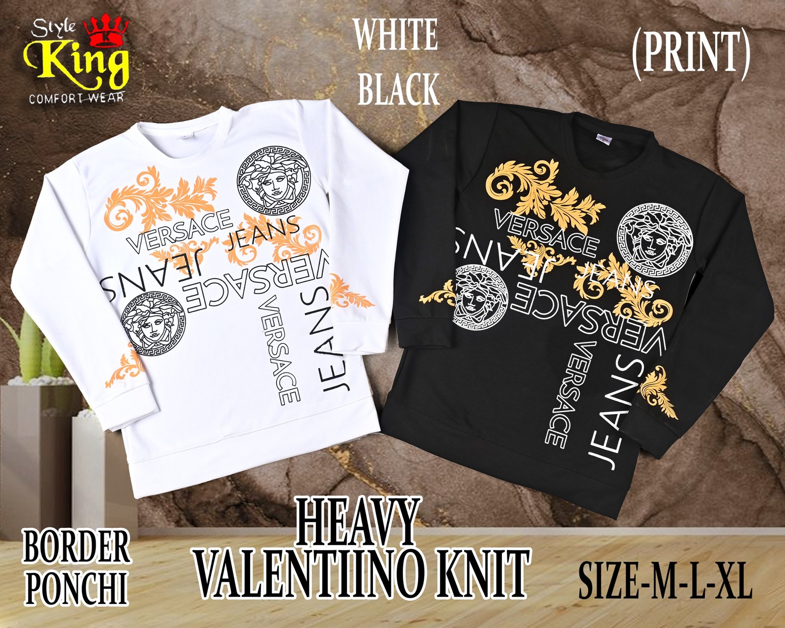 Valentino lycra Full sleeves tshirt WHOLESALE 2 Valentino lycra Full sleeves collar tshirt WHOLESALE