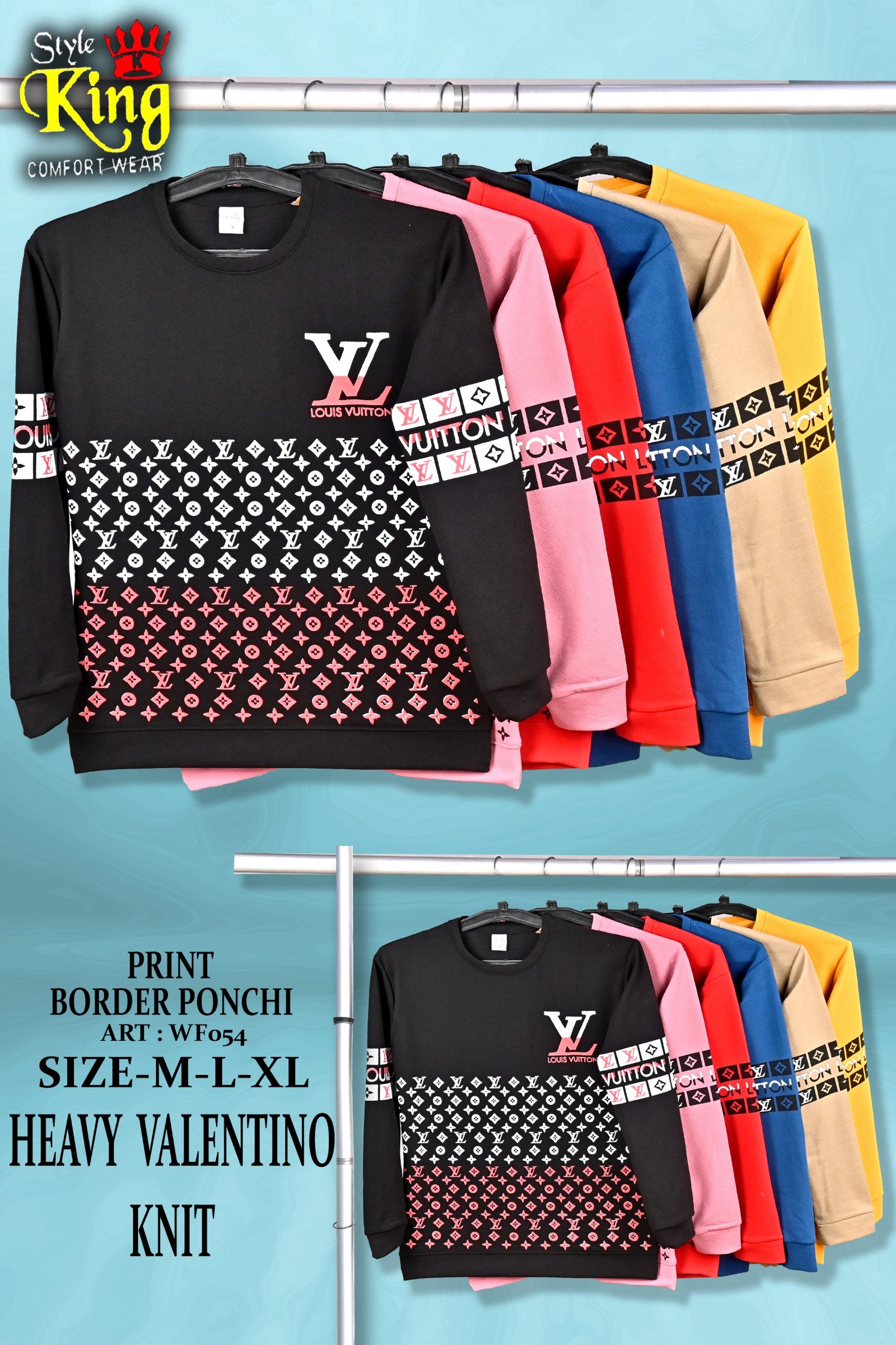 Valentino lycra Full sleeves tshirt WHOLESALE 2 Valentino lycra Full sleeves collar tshirt WHOLESALE