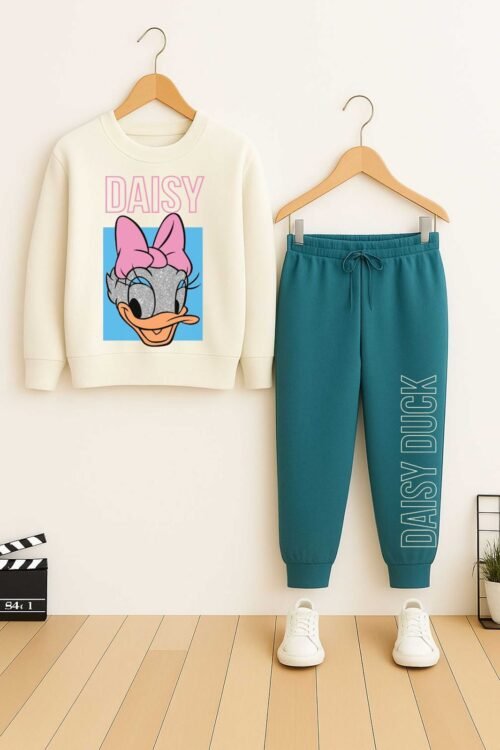 HIGH PREMIUM QUALITY GIRLS TOP AND BOTTOM TRACKSUIT SET WHOLESALE - Image 4