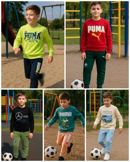 PREMIUM QUALITY PRINTED KIDS WINTER SWEATSHIRT AND TRACKSUIT WHOLESALE